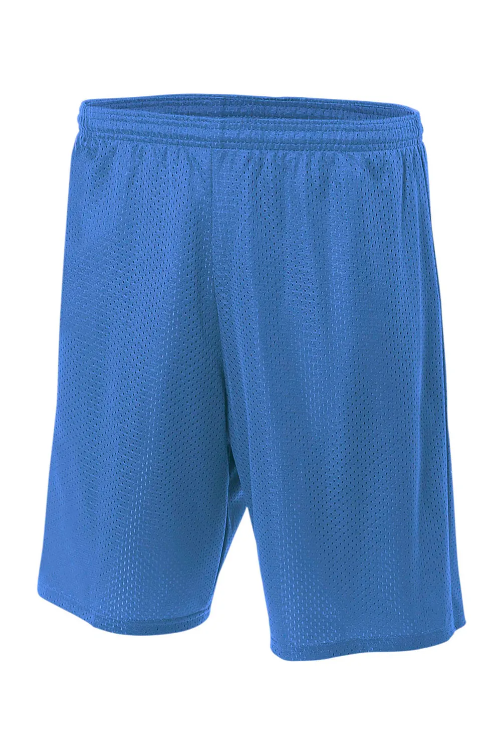 A4 Mens Moisture Wicking Tricot Mesh Shorts - Royal Blue