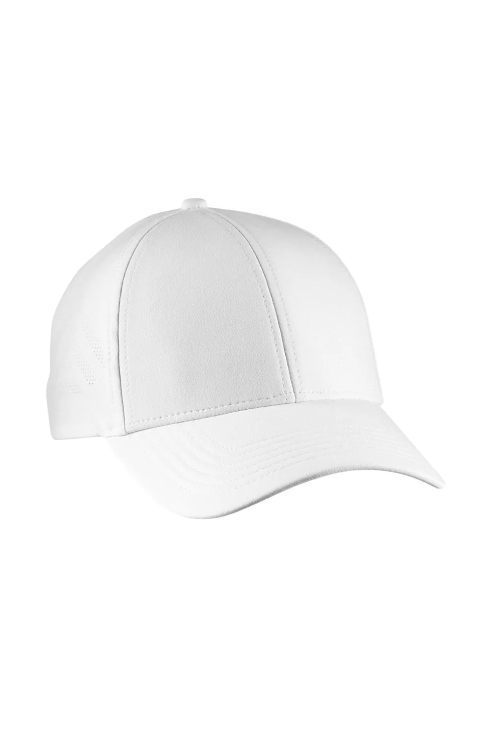 Adams Mens Pro-Flow Moisture Wicking Adjustable Hat - White