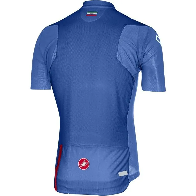 Castelli Entrata 3 FZ Jersey - Surf Blue