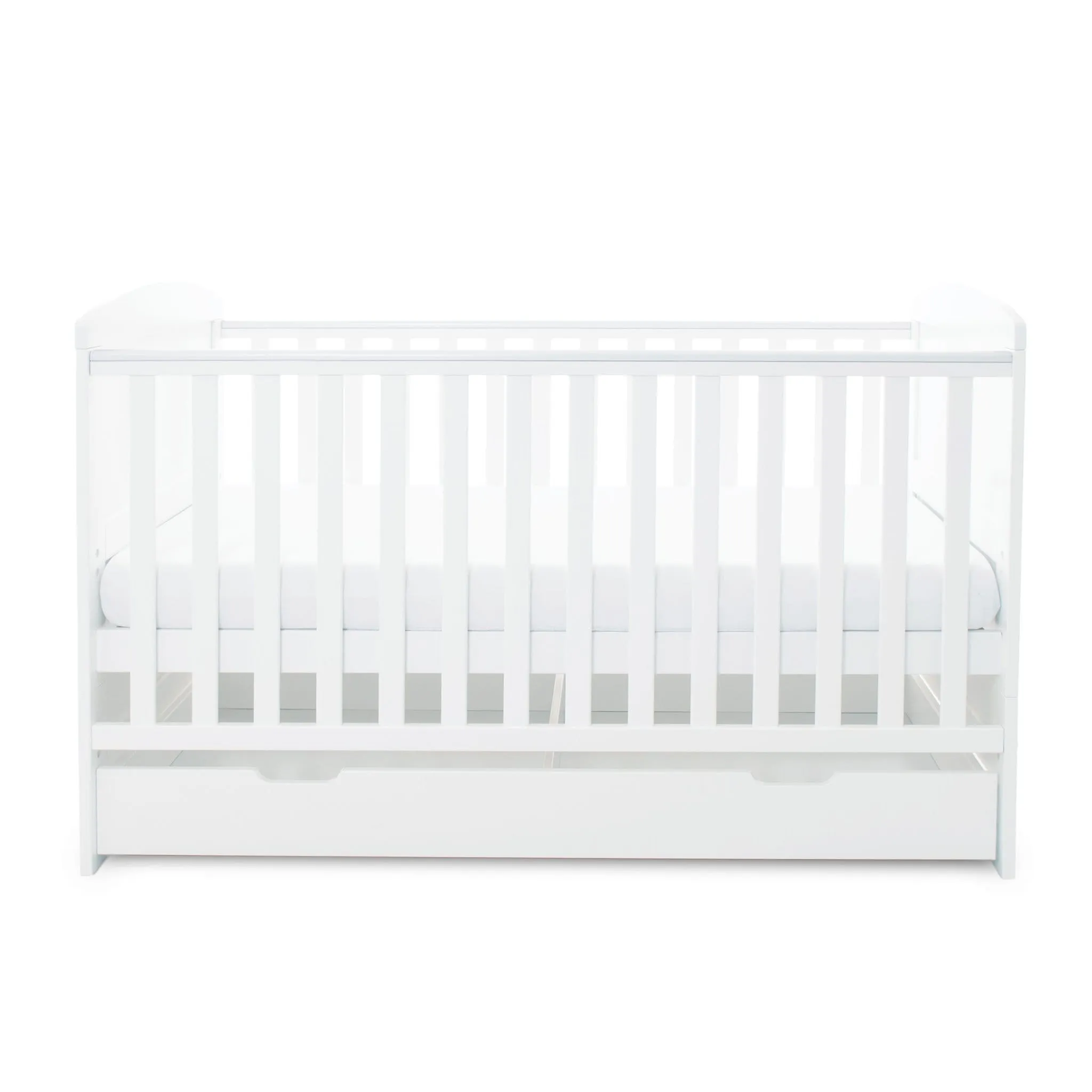 Ickle Bubba Coleby Classic Cot Bed with Under Drawer White