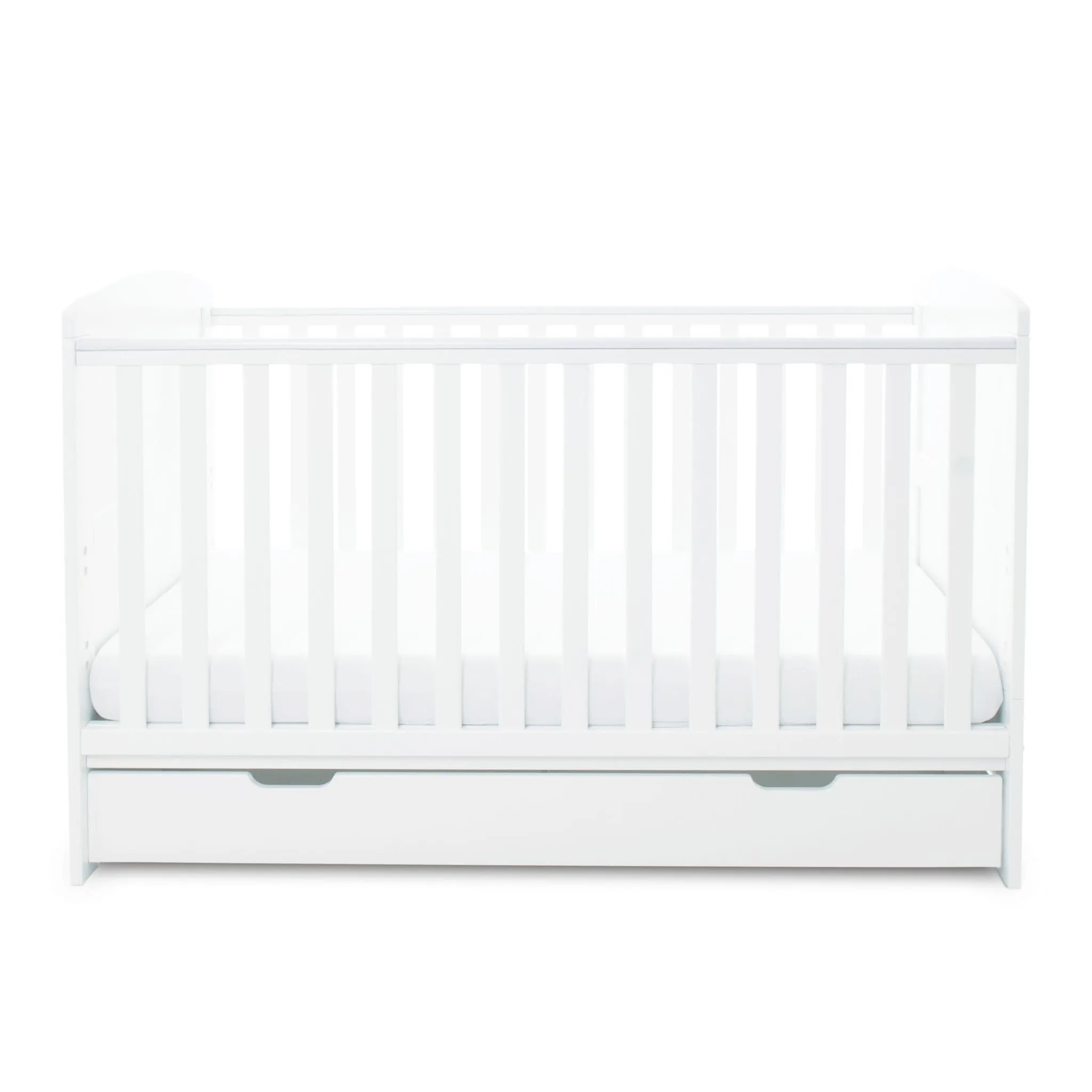 Ickle Bubba Coleby Classic Cot Bed with Under Drawer White