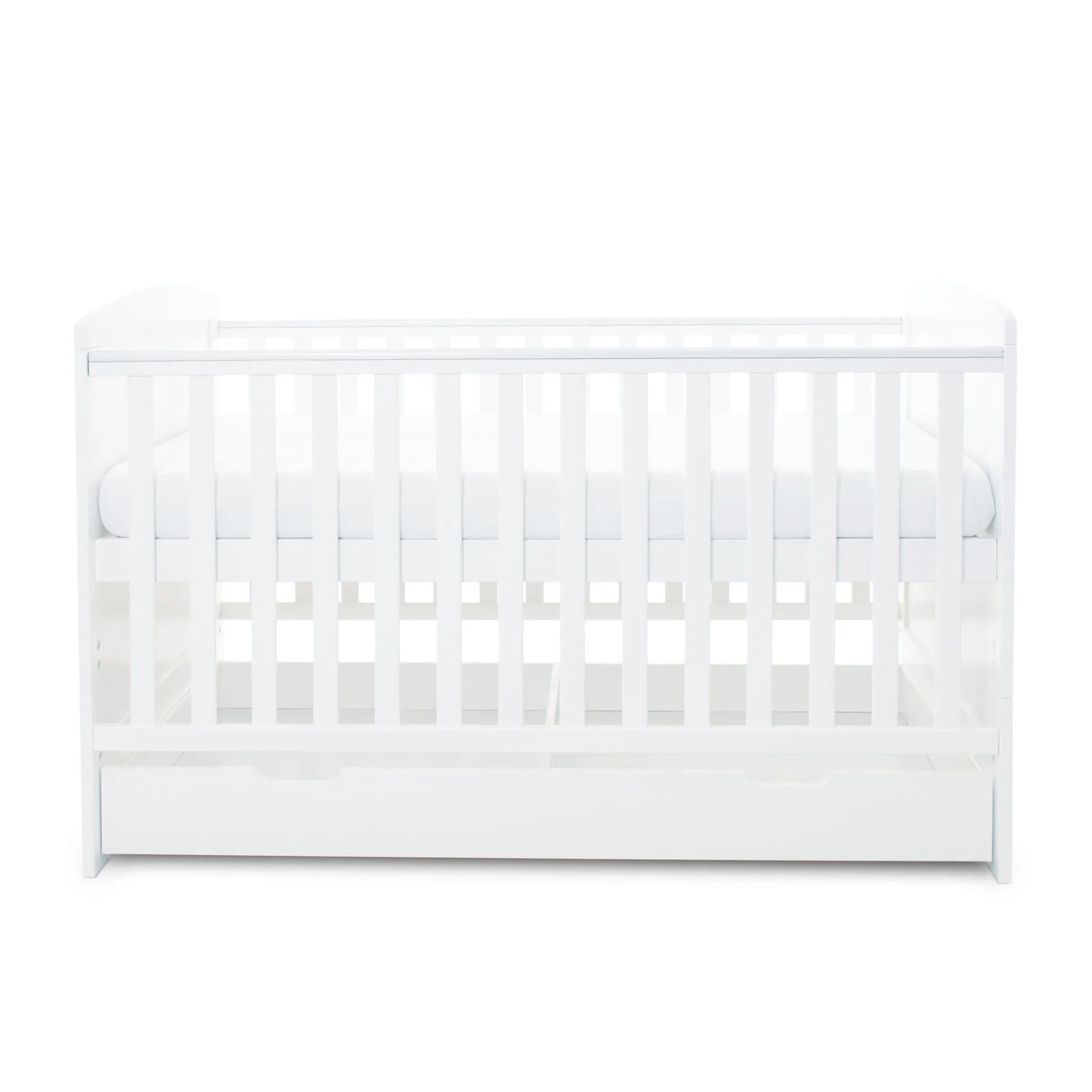 Ickle Bubba Coleby Classic Cot Bed with Under Drawer White