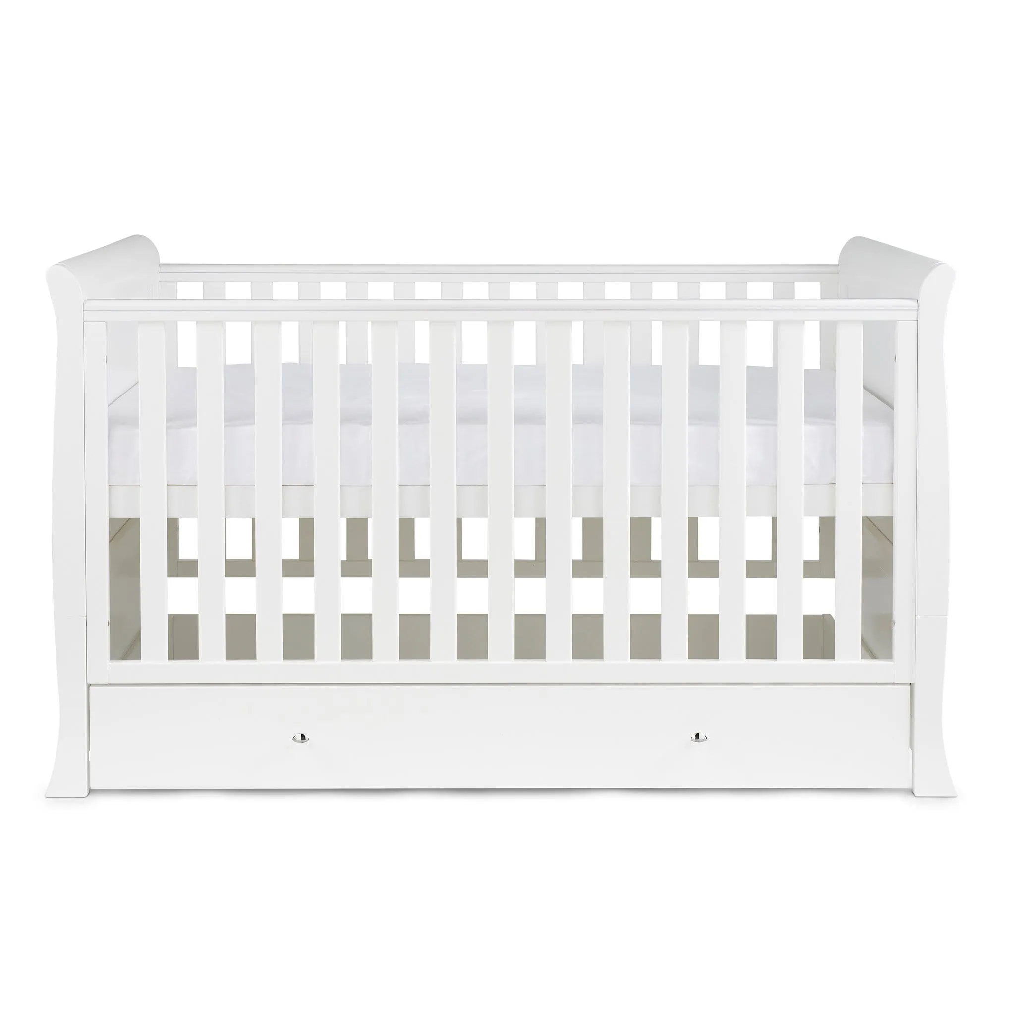 Ickle Bubba Snowdon Classic Cot Bed - White