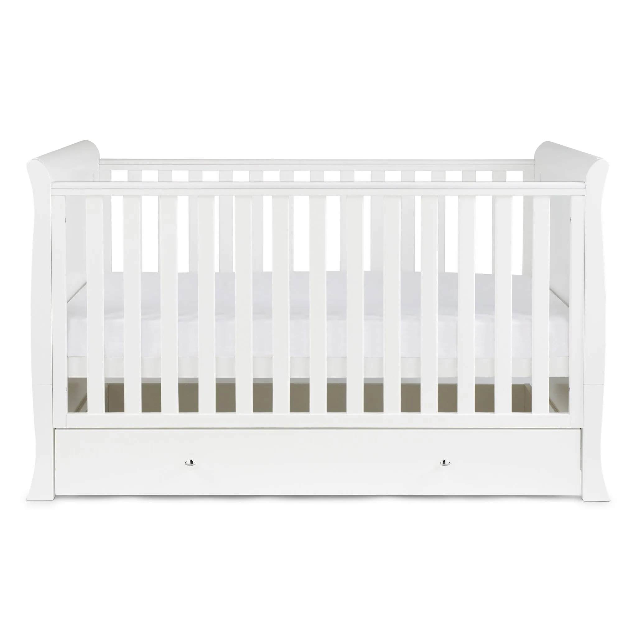 Ickle Bubba Snowdon Classic Cot Bed - White