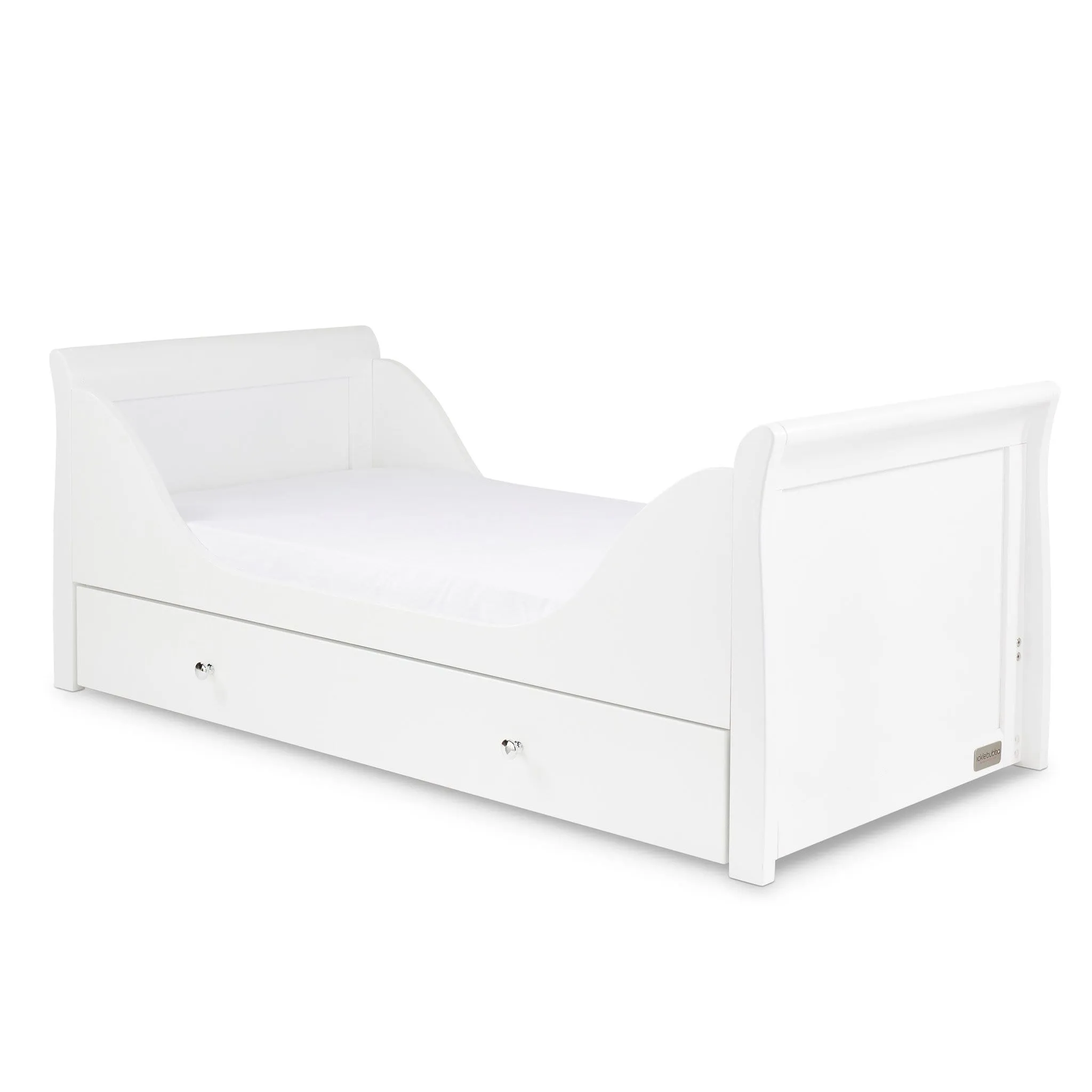 Ickle Bubba Snowdon Classic Cot Bed - White