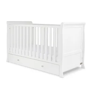 Ickle Bubba Snowdon Classic Cot Bed - White