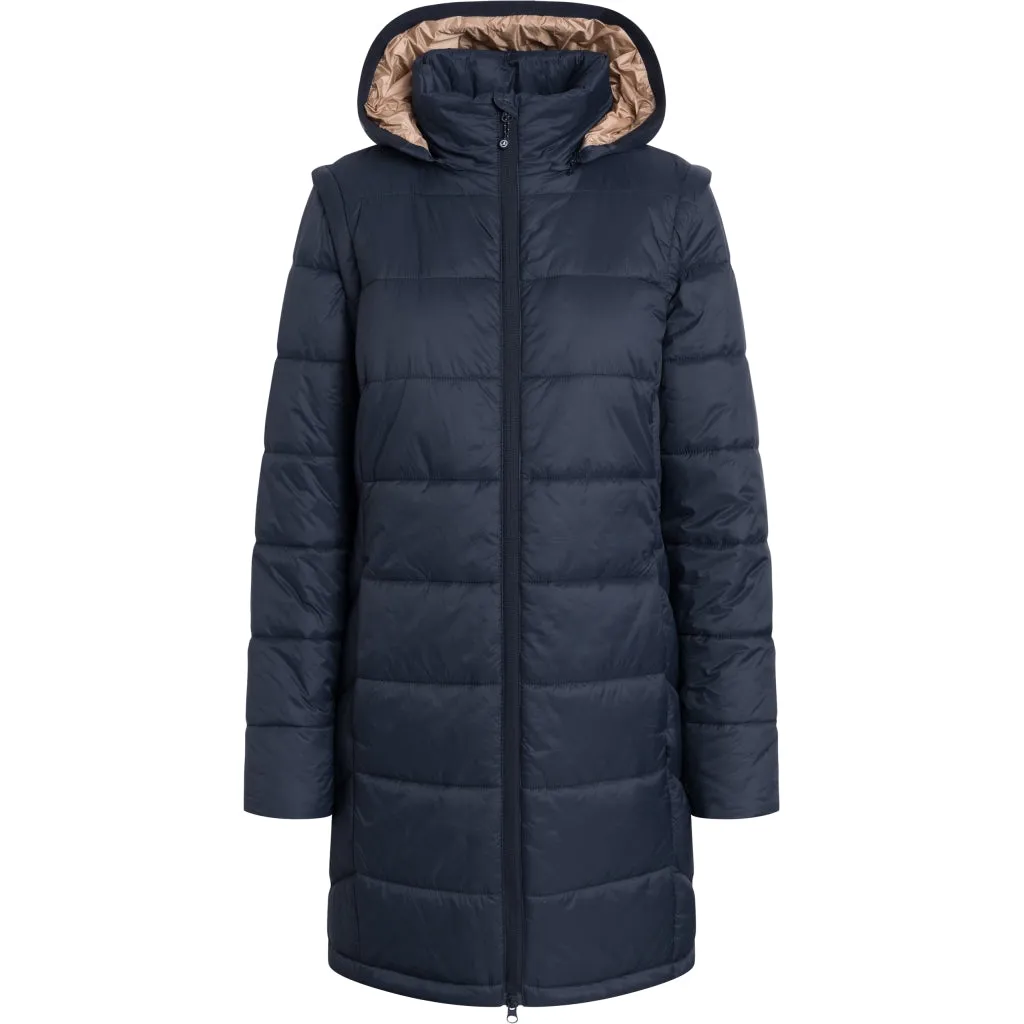 Inez Puffa Coat - Dark Navy