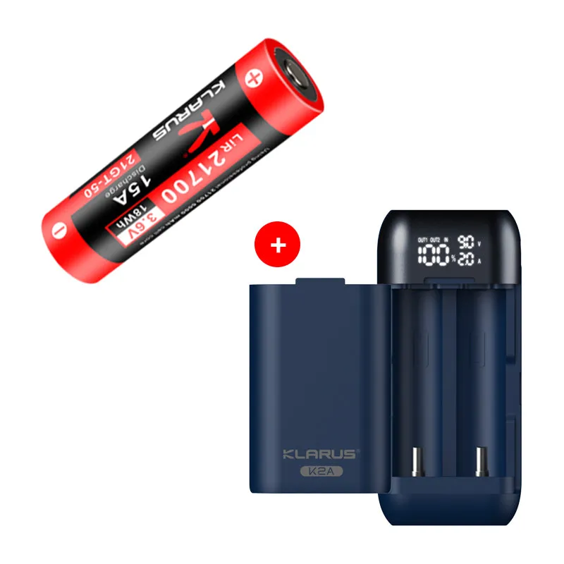 KLARUS 21GT-50 High Performance 18650 Rechargeable 5000mAh Battery Lithium Battery