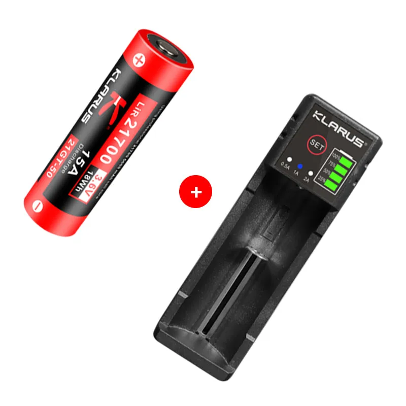 KLARUS 21GT-50 High Performance 18650 Rechargeable 5000mAh Battery Lithium Battery