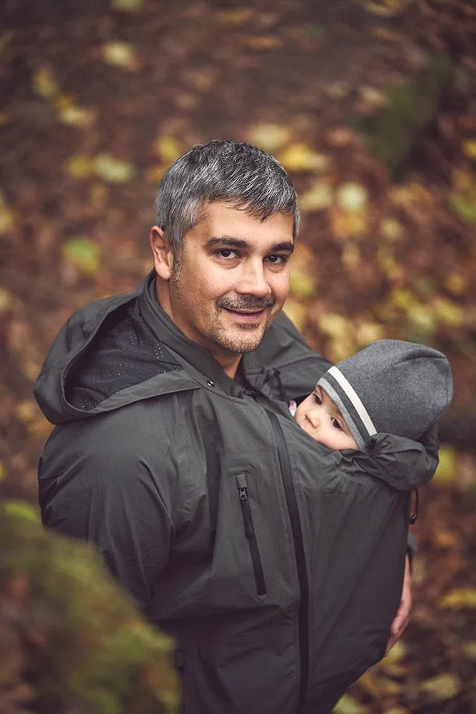 Mamalila Shelter Men's Babywearing Rain Jacket - Anthracite