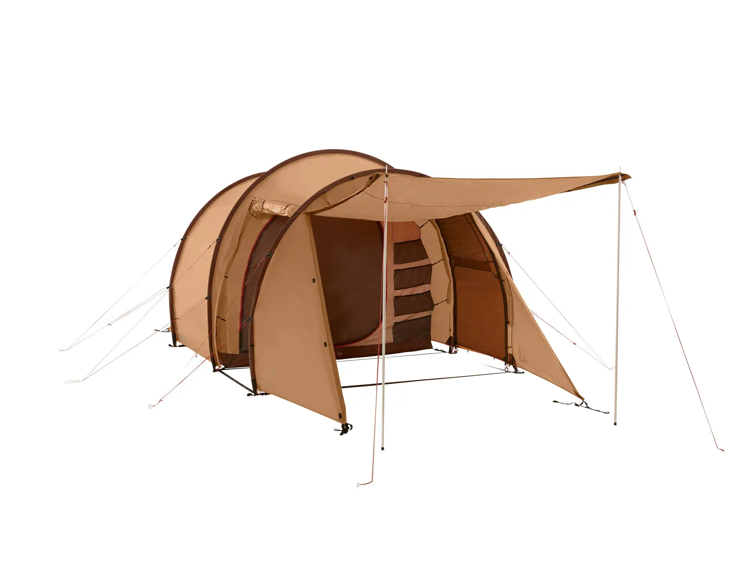 Reisa 4 PU tent - 4 person - Cashew/Brown