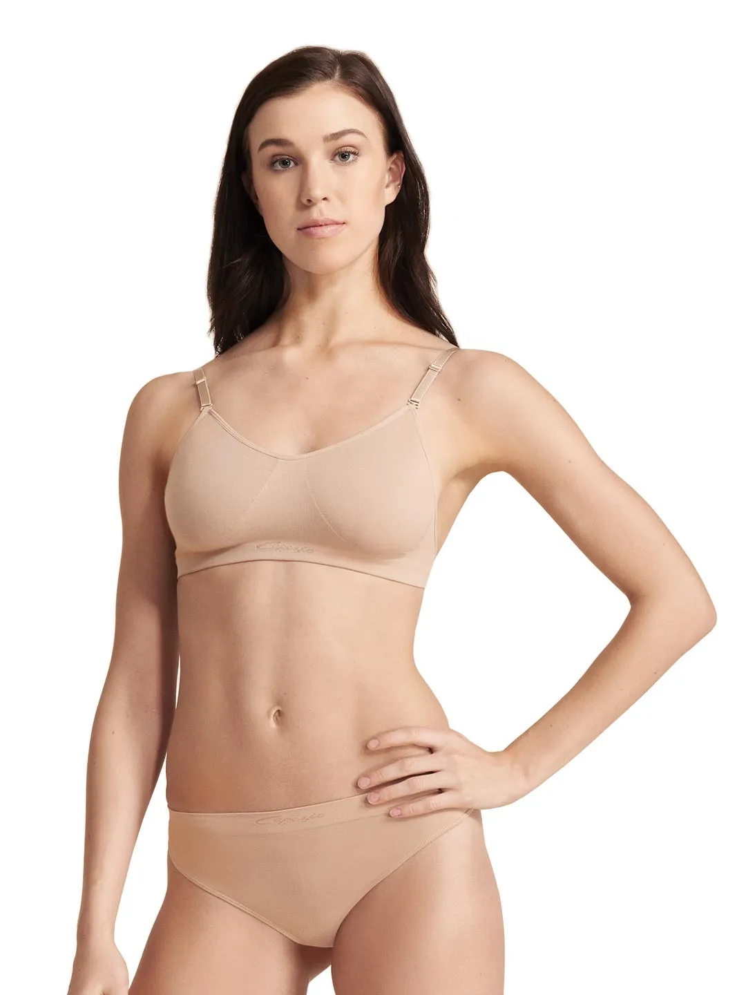 Seamless Clear Back Bra (3683)