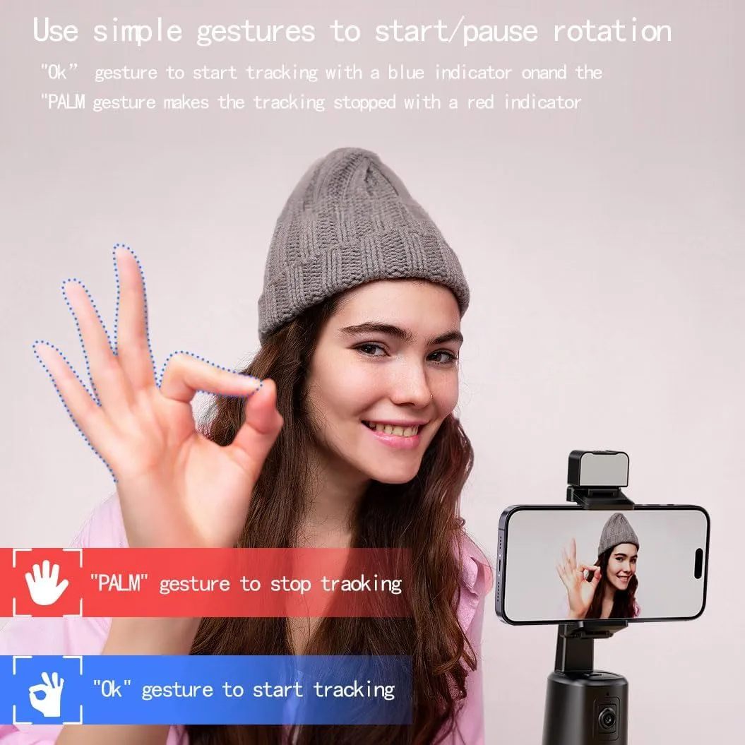 Unitedtime Auto Face-Tracking Tripod for Smartphone with No App Required