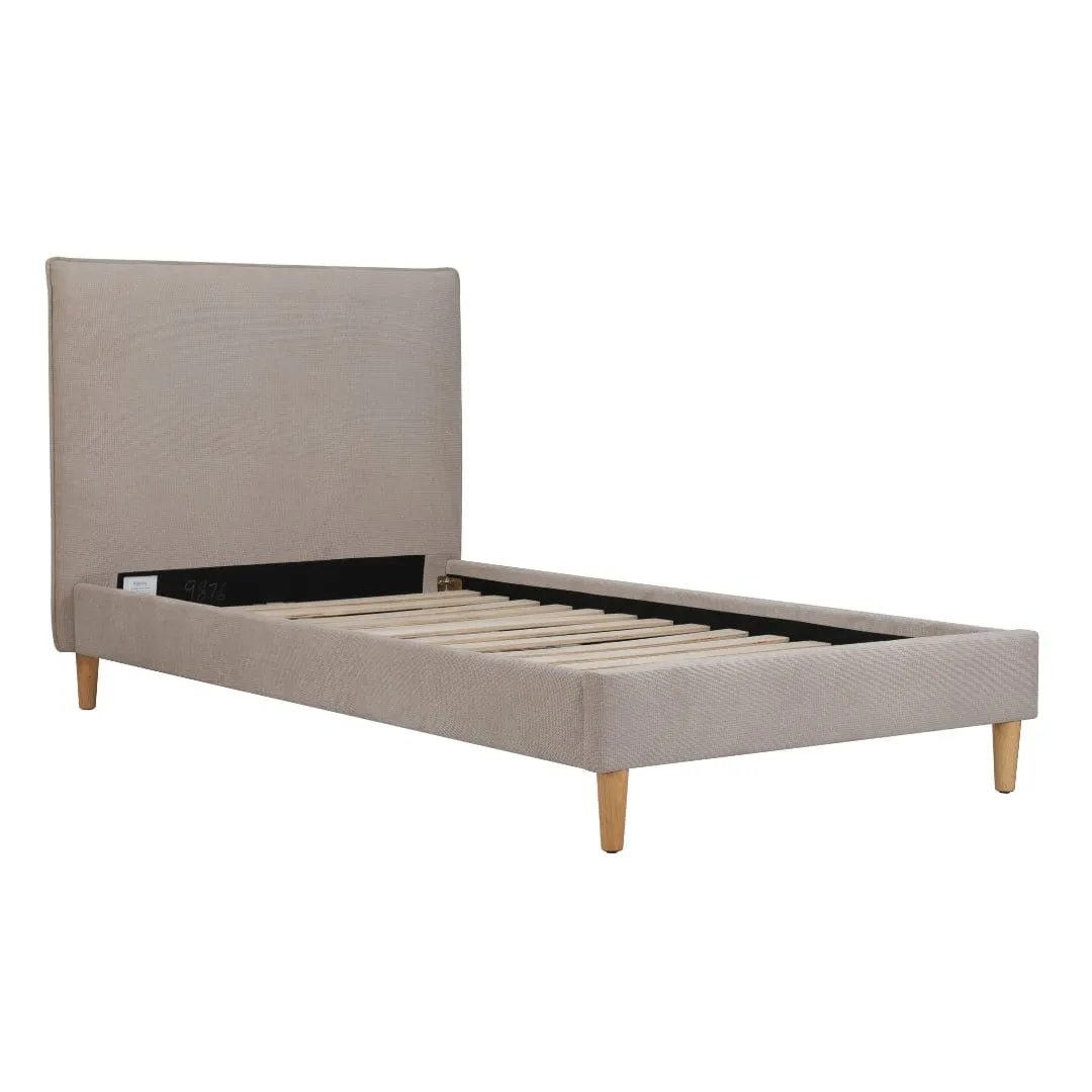 Willow Upholstered Bed Biscotti